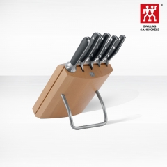德国双立人TWIN Profection插刀架刀具6件套 不锈钢厨房厨具 不锈钢色